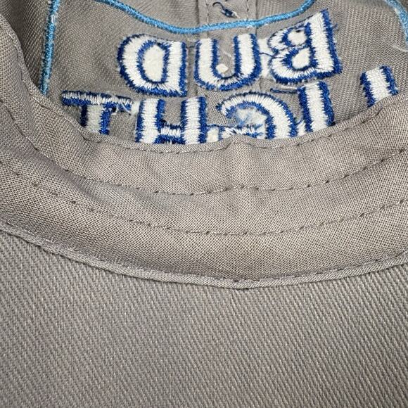 Bud Light Budweiser Beer Logo Gray Snapback Hat Adjustable Cap One Size - Picture 7 of 15